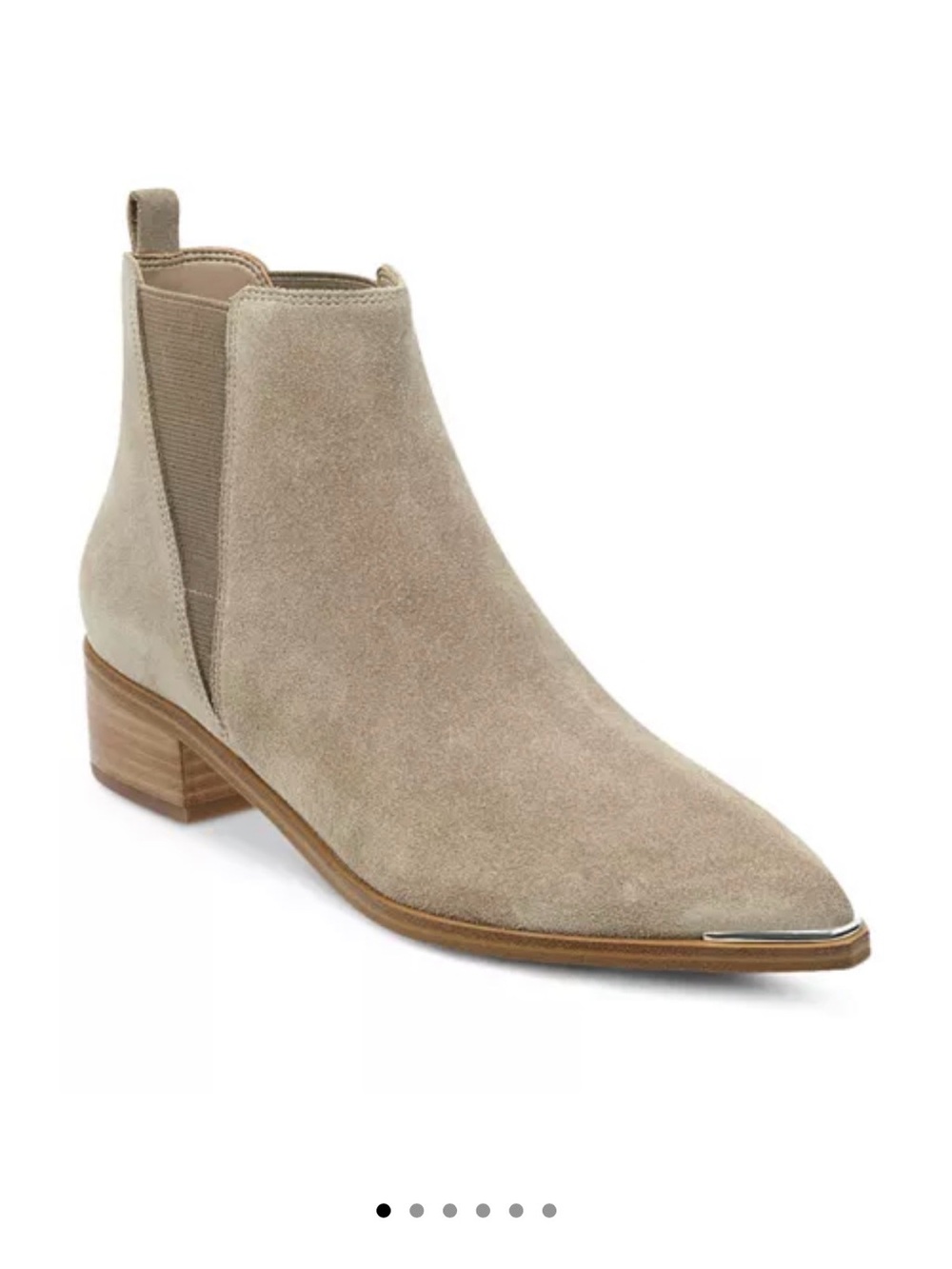 Marc Fisher Yale Pointed Tow Chelsea Boots in Beige - Size 9 - Never Worn